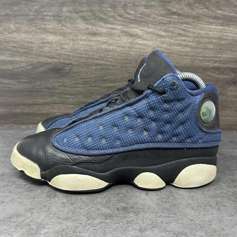 Air Jordan 13 Retro Brave Blue Kids Size 4.5Y GS Sneakers Nike 884129-400